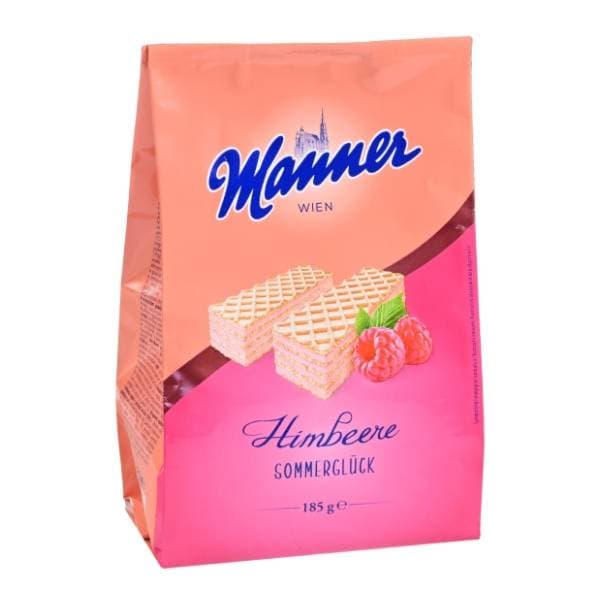 MANNER napolitanke malina 185g 0