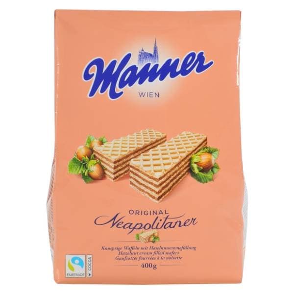 MANNER Original napolitanke lješnjak 200g 0