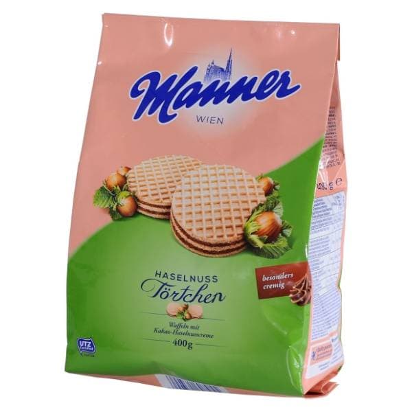 MANNER vafli s lješnjak kremom 400g 0