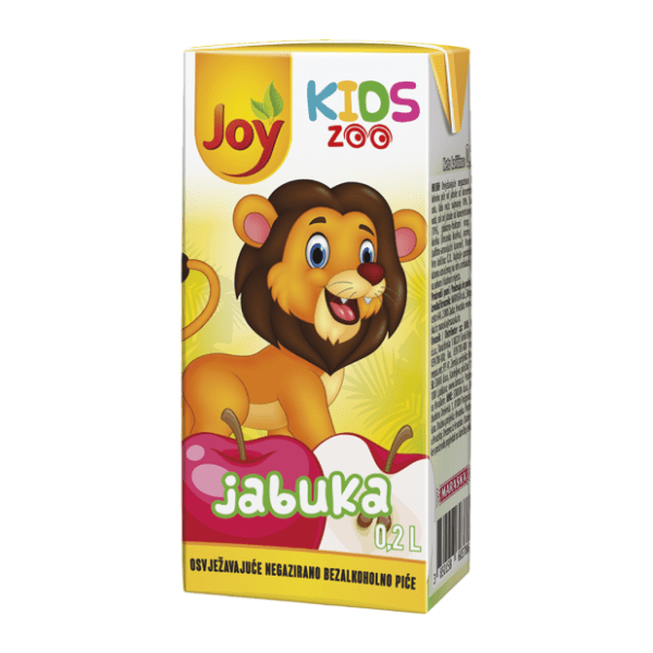 MARASKA Joy kids zoo jabuka 200ml 0