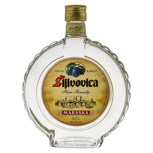 MARASKA Šljivovica rakija čutura 0,7l 0