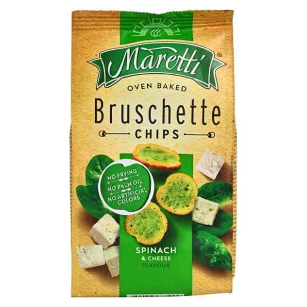 MARETTI Brushette špinat i sir 70g 0