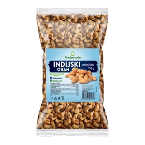 MARJAN VOĆE indijski orah pečeni slani 250g 0