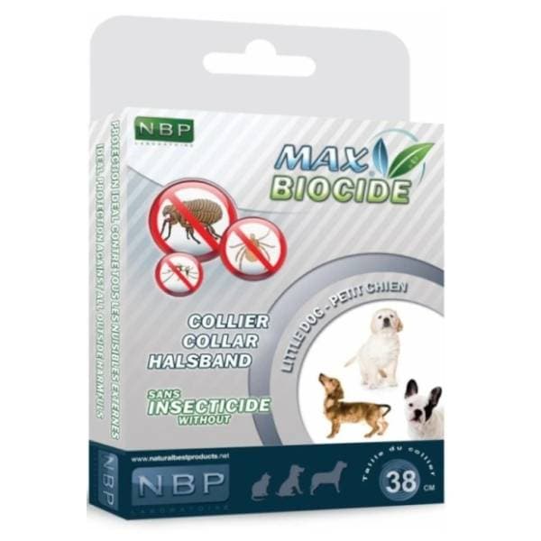 MAX BIOCIDE antiparazitska ogrlica za male pse 38cm 0