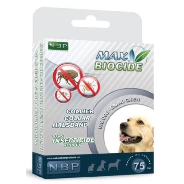 MAX BIOCIDE antiparazitska ogrlica za velike pse 75cm 0