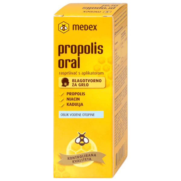 MEDEX Propolis oral raspršivač s aplikatorom 30ml 0