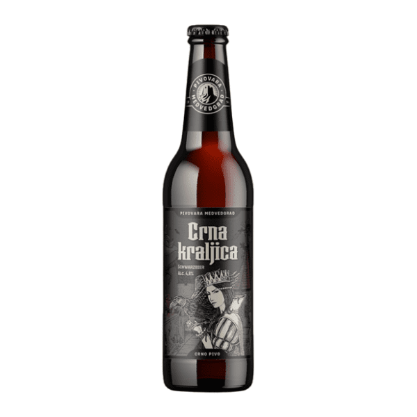 MEDVEDGRAD Crna kraljica crno pivo 0,5l 0