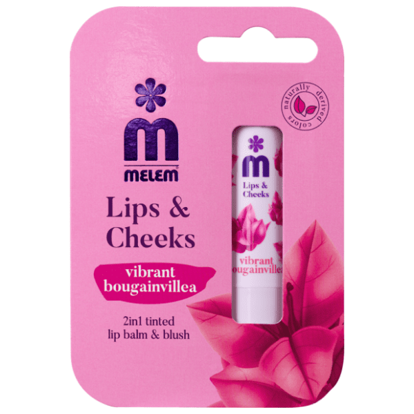 MELEM Lips & cheeks vibrant bougainvillea balzam za usne 4,5g 0