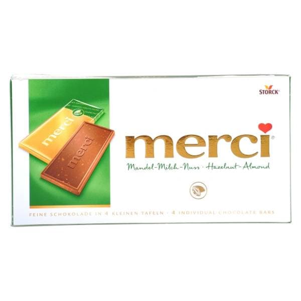 MERCI čokolada badem lješnjak 100g 0