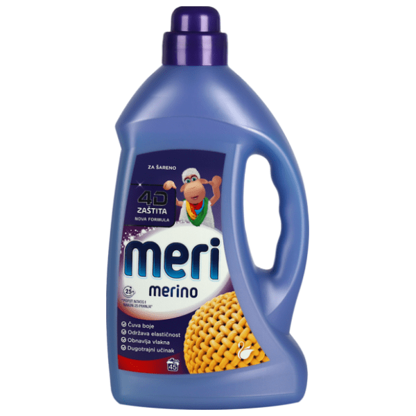 MERI MERINO Color tekući deterdžent 45 pranja (2,7l) 0