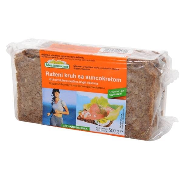 MESTEMACHER raženi kruh sa suncokretom 500g 0