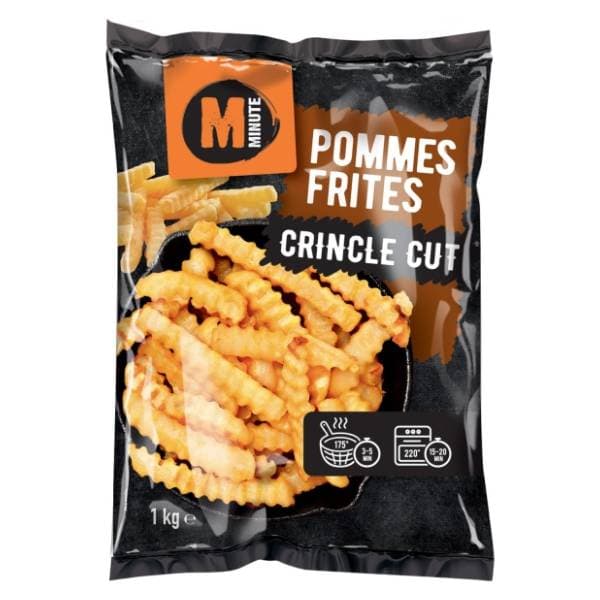 MINUTE Pommes frites crincle cut pomfrit 1kg 0