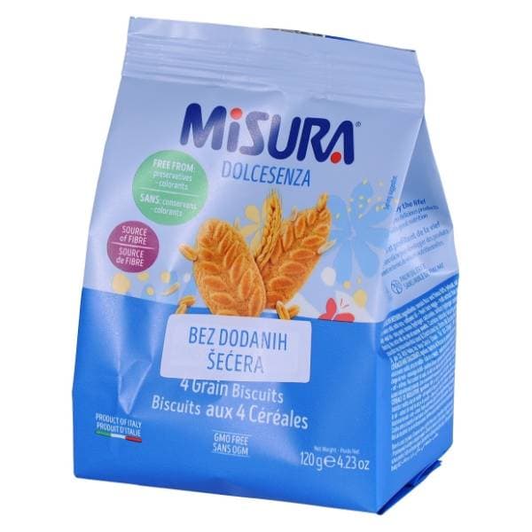 MISURA DolceSenza keksi sa žitaricama bez dodanog šećera 120g 0