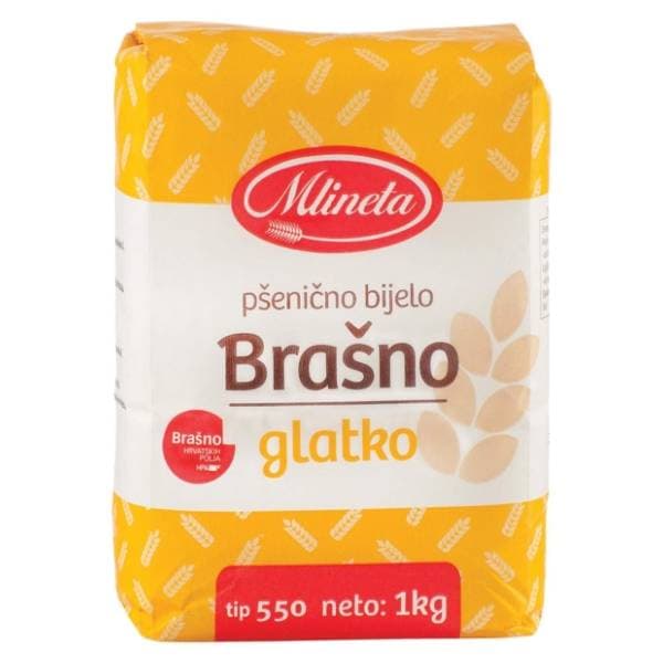 MLINETA T-550 glatko pšenično bijelo brašno 1kg 0