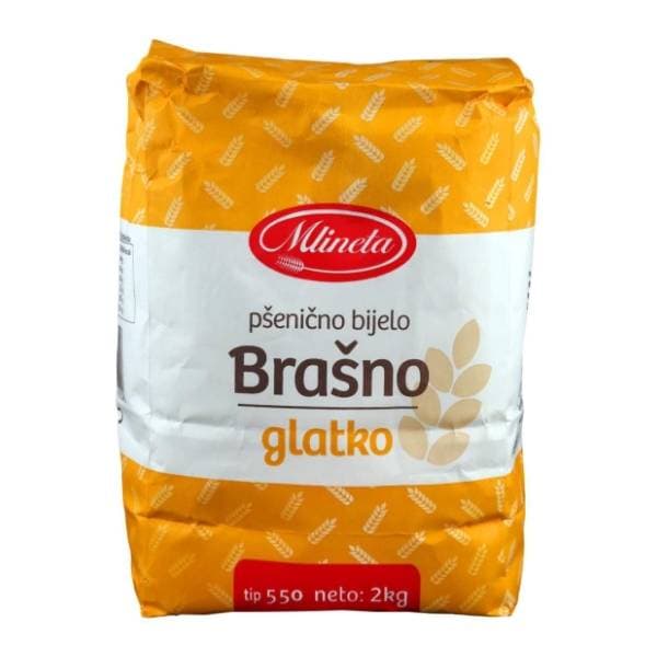 MLINETA T-550 glatko pšenično bijelo brašno 2kg 0