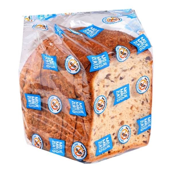 MOJE MALO ZLATO Vital kruh s 14% sjemenki bez glutena 300g 0