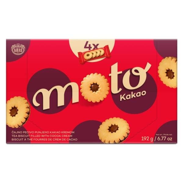 MOTO čajno pecivo kakao 192g 0