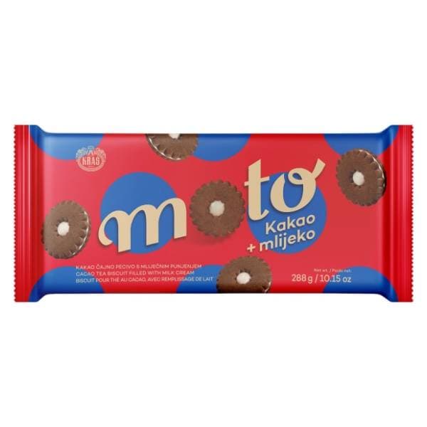 MOTO keks kakao i mlijeko 288g 0
