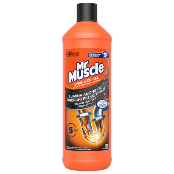MR MUSCLE gel za odčepljivanje odvoda 1l 0