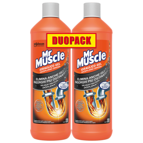 MR. MUSCLE Gel za odčepljivanje odvoda 2x1l 0