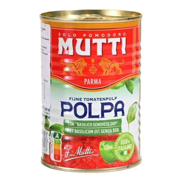 MUTTI pulpa od rajčice s bosiljkom 400g 0
