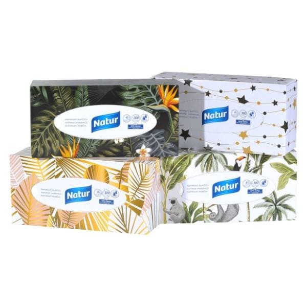 NATUR papirnate maramice box 4sloja 100kom 0
