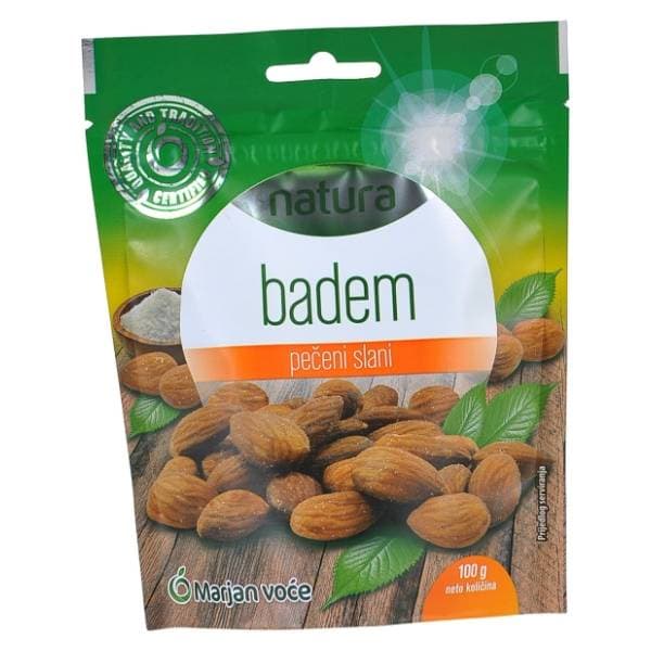 NATURA badem pečeni slani 100g 0