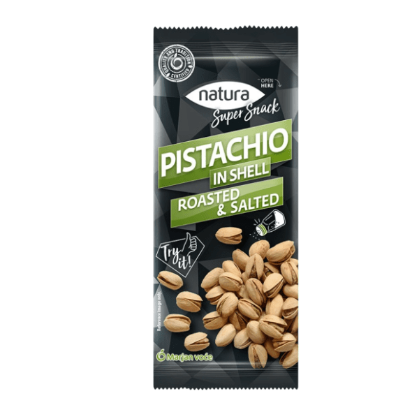 NATURA pistacija pečena slana 50g 0