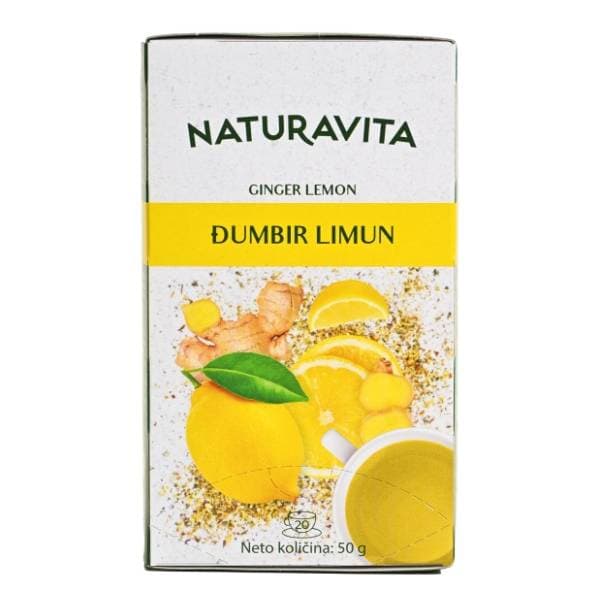 NATURAVITA đumbir i limun čaj 50g 0