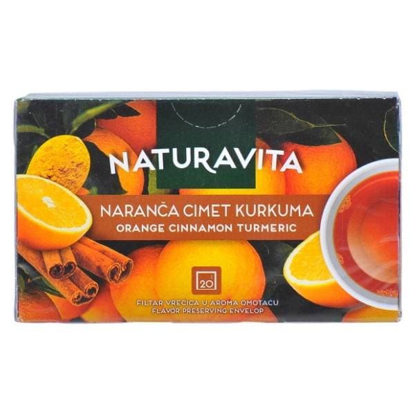 NATURAVITA naranča cimet kurkuma čaj 50g 0