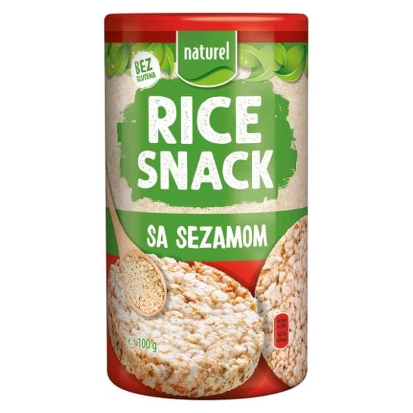 NATUREL kreker riža sa sezamom 100g 0