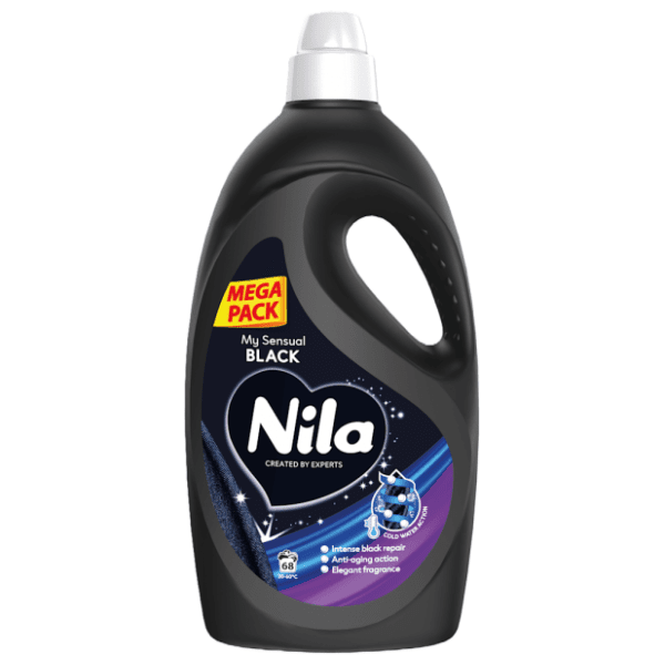 NILA My sensual black tekući deterdžent 68 pranja (3,7l) 0