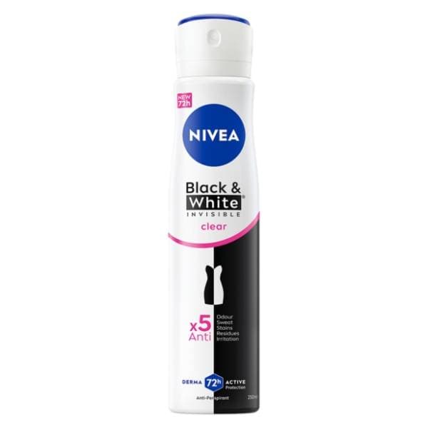 NIVEA Black & white clear dezodorans 250ml 0
