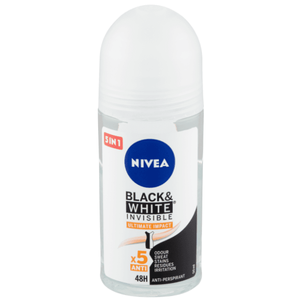 NIVEA Black & white invisible roll-on 50ml 0