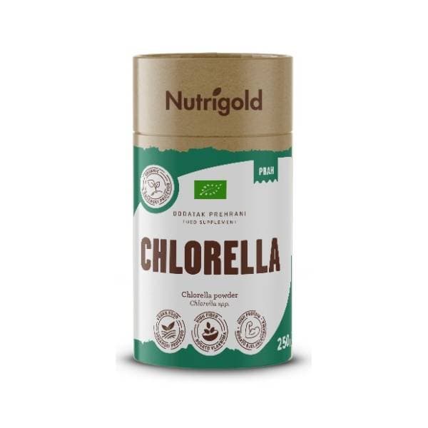 NUTRIGOLD Chlorella prah 250g 0