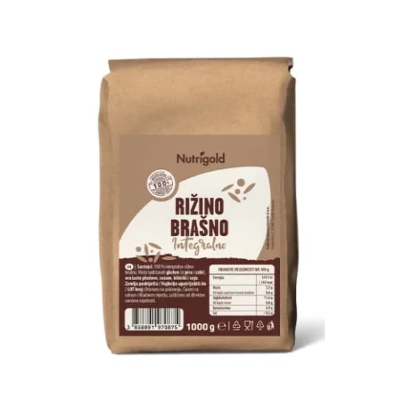 NUTRIGOLD integralno rižino brašno 1kg 0