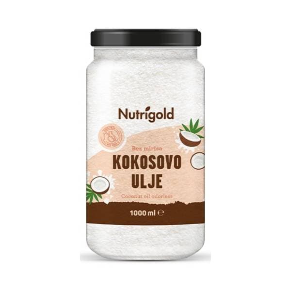 NUTRIGOLD kokosovo ulje bez mirisa 1000ml 0