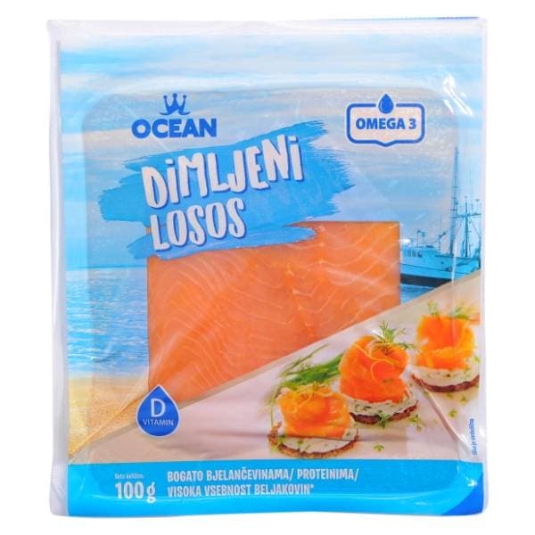 OCEAN dimljeni losos 100g 0
