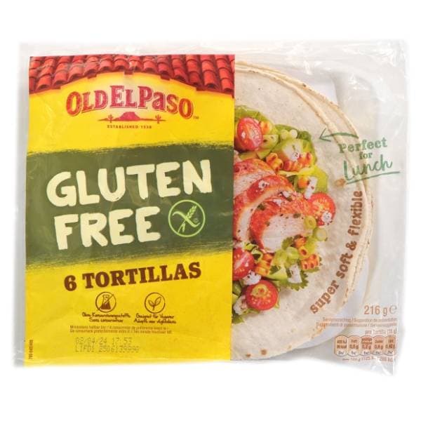 OLD EL PASO tortilje bez glutena 6x16,5cm 216g 0