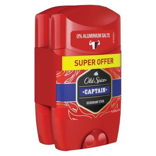 OLD SPICE Captain stick 2x50ml 0