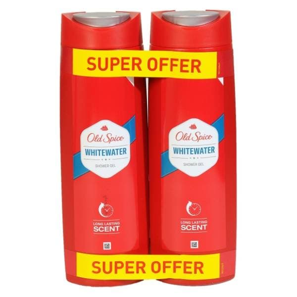 OLD SPICE gel za tuširanje whitewater 2x400ml 0