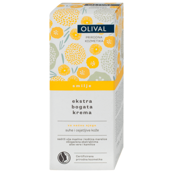 OLIVAL Ekstra bogata noćna krema za lice smilje 50ml 0