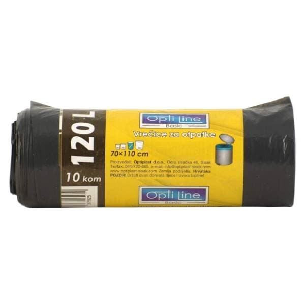 OPTI LINE Basic vreće za smeće 120l 10kom 0