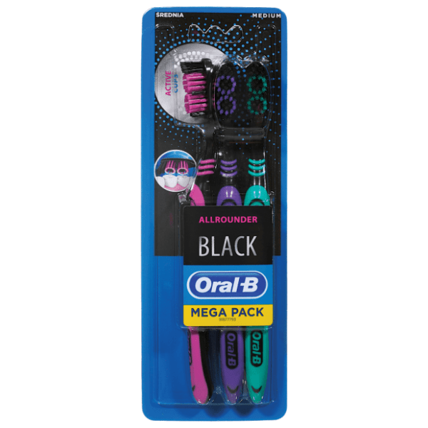 ORAL B Allrounder black četkica za zube 3kom 0