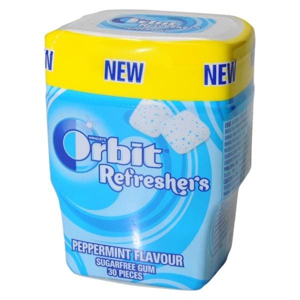 ORBIT Refreshers žvakaće gume bočica 67g 0