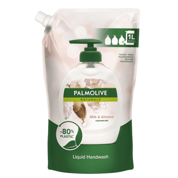 PALMOLIVE Almond & milk refill tekući sapun 1l 0