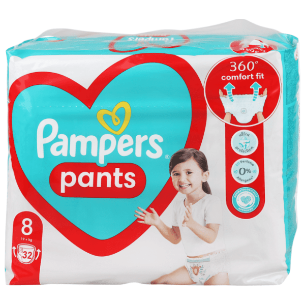 PAMPERS pelene pants JP 8 32kom 0