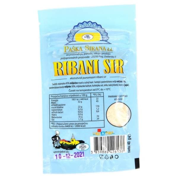 PAŠKA SIRANA Ribani sir 40g 0