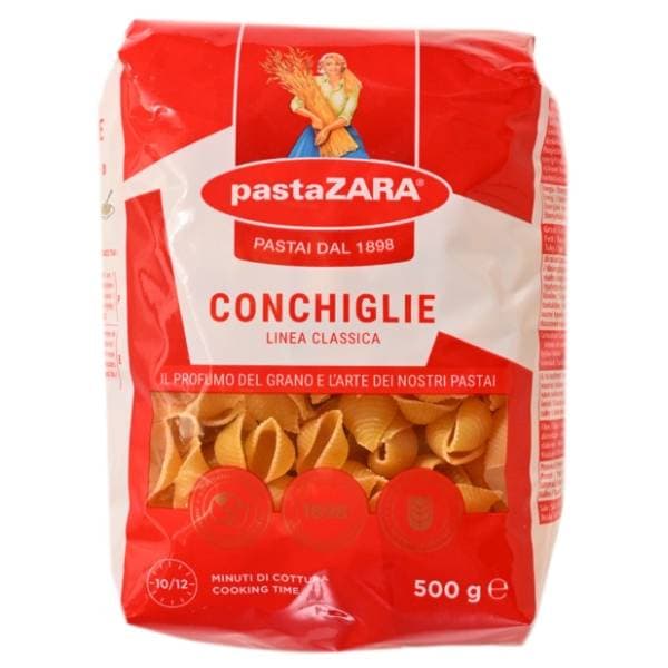 PASTA ZARA Conchiglie tjestenina 500g 0