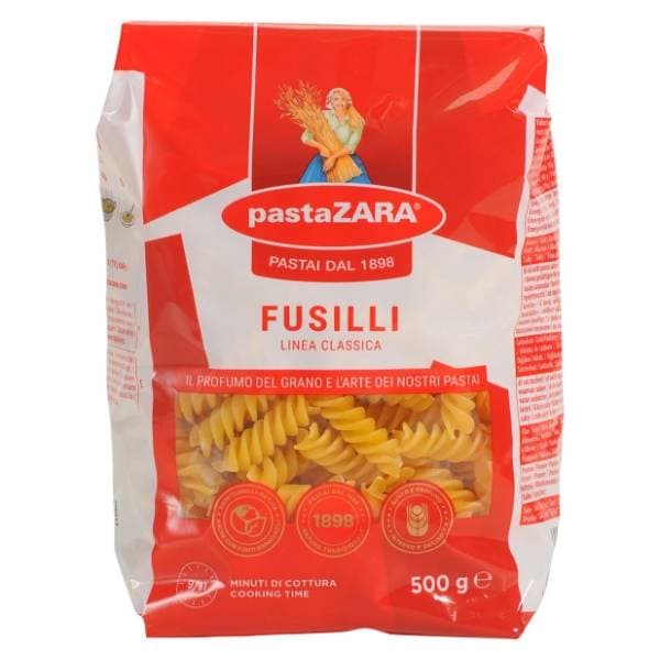 PASTA ZARA Fusilli tjestenina 500g 0